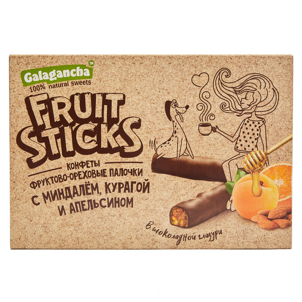  Берестов КРАФТ Fruit Stiсks с курагой и миндалем, 175г   в Соликамске
