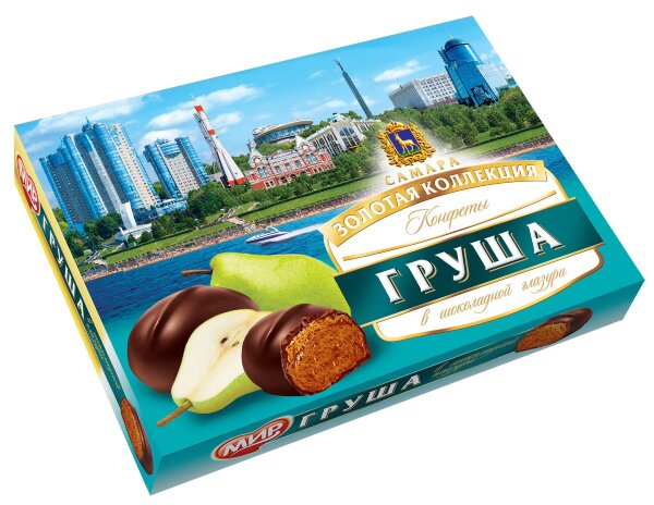 №2 КФ МИР Груша в шоколадной глазури 160г  в Соликамске