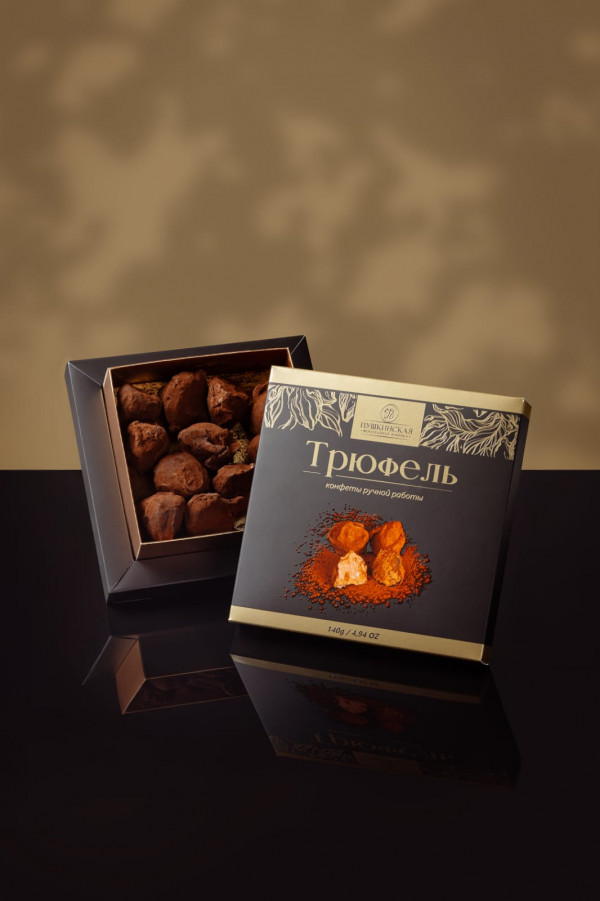 №1 Пушкинская фабрика Конфеты Трюфель, 140г в Соликамске
