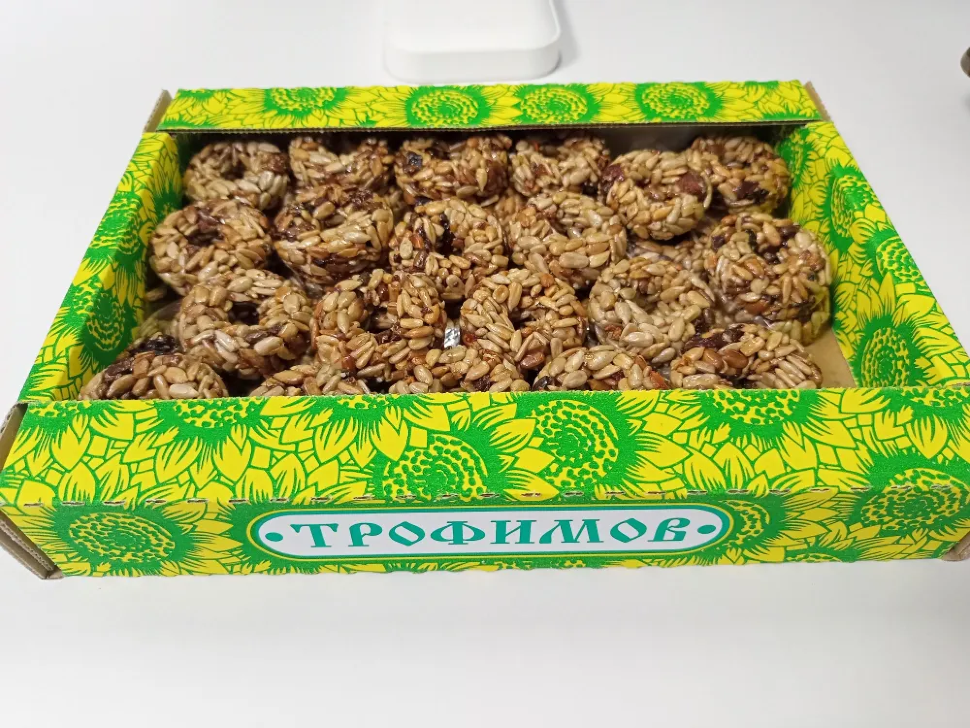  Козинаки из подсолнечника с цукатами из сосновых шишек, 500г  в Соликамске