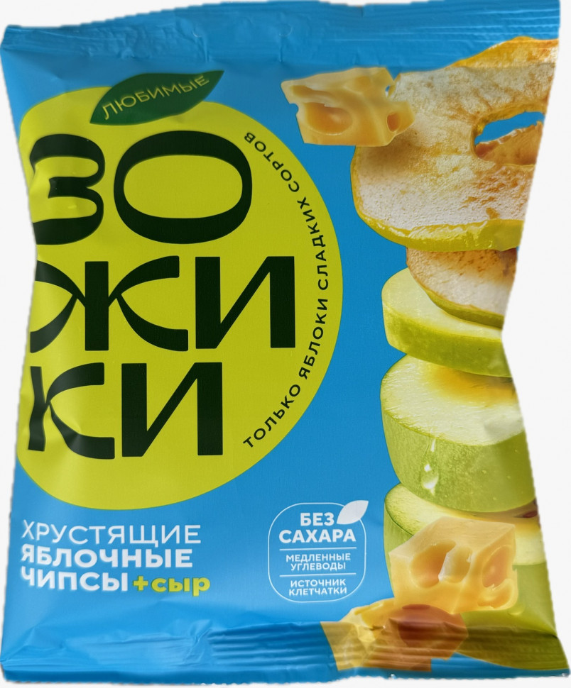  Зожики Яблочные чипсы с сыром, 25г  в Соликамске